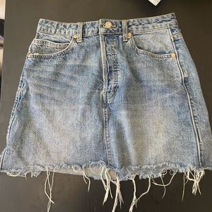 Free People Denim Skirt